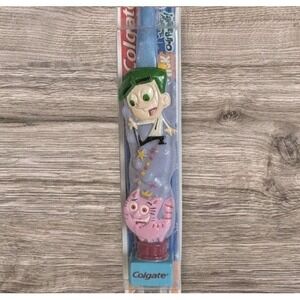 NOS Nickelodeon Toothbrush Fairly Odd Parents Soft Colgate Kids 2004 Sealed Y2K